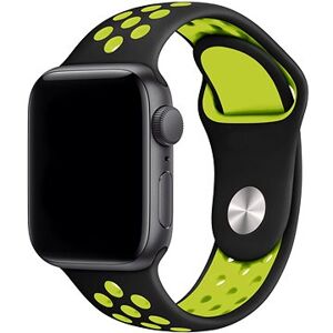 Eternico Sporty na Apple Watch 42 mm/44 mm/45 mm Mustard Yellow and Black