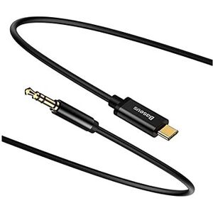 Baseus USB-C to Jack 3,5 mm Audio Cable 1,2 m Black