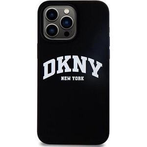 DKNY Liquid Silicone Arch Logo MagSafe Zadný Kryt na iPhone 14 Pro Black