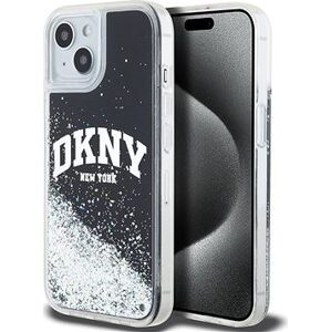 DKNY Liquid Glitter Arch Logo Zadný Kryt na iPhone 11 Black