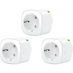 Eve Energy Smart Plug (Matter – compatible w Apple, Google & SmartThings) (3-pack)