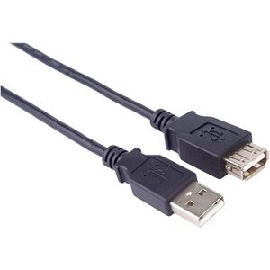 PremiumCord USB 2.0 predlžovací 0,5 m čierny