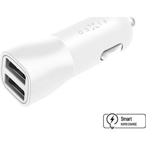 FIXED Smart Rapid Charge 15W s 2xUSB výstupom biela