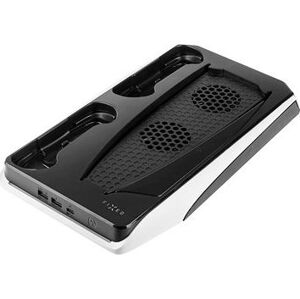 FIXED Multifunctional Stand pro PlayStation 5 s chlazením a nabíjením pro dva ovladače DualSense čer