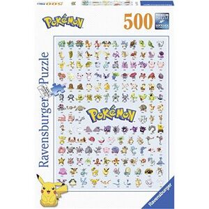 Ravensburger 147816 Prvých 151 Pokémonov 500 dielikov