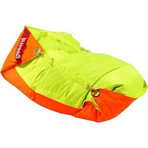 BeanBag Sedací vak 189 × 140 duo fluo orange-fluo limet