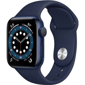 Apple Watch Series 6 40 mm Modrý hliník s námornícky modrým športovým remienkom