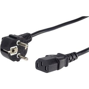 PremiumCord napájací 230 V k PC 10 m, čierny