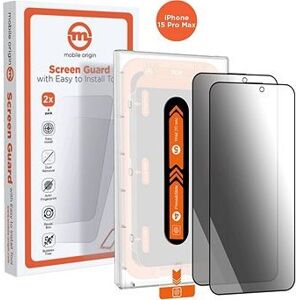 Mobile Origin Privacy Screen Guard iPhone 15 Pro Max 2 ks s aplikátorom
