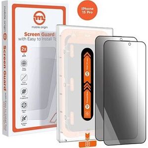 Mobile Origin Privacy Screen Guard iPhone 15 Pro 2 ks s aplikátorom