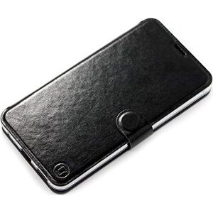 Mobiwear Flip puzdro pre Honor 50 – C_BLS Black & Gray so sivým vnútrajškom