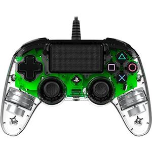Nacon Wired Compact Controller PS4 – priehľadný zelený