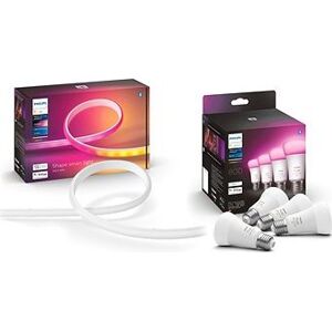 Philips Hue Gradient Lightstrip + White and Color Ambiance 6,5 W 800 E27 4 ks