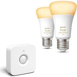 Philips HueWA 8 W A60 E27 2P EÚ + Philips Hue Motion Sensor EÚ