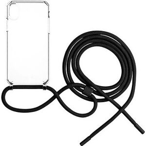 FIXED Pure Neck s čiernou šnúrkou na krk pre Apple iPhone XR