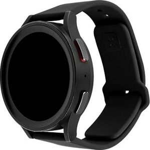 FIXED Silicone Sporty Strap s Quick Release 22 mm na smartwatch čierny