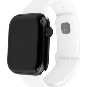 FIXED Silicone Sporty Strap na Apple Watch 38/40/41 mm biely