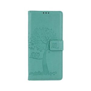TopQ Xiaomi Redmi Note 9 Pro knižkový Zelený strom sovičky 50740