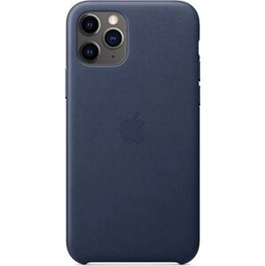 Apple iPhone 11 Pro Kožený kryt polnočne modrý