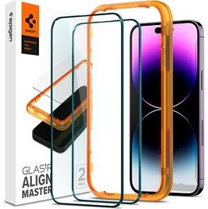 Spigen tR Align Master 2 Pack FC Black iPhone 14 Pro