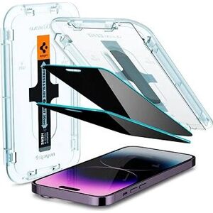 Spigen Glass EZ Fit Privacy 2 Pack iPhone 14 Pro