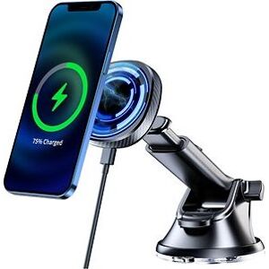Swissten Dashboard magnetický držiak do auta s bezdrôtovým nabíjaním 15 W (MagSafe compatible)