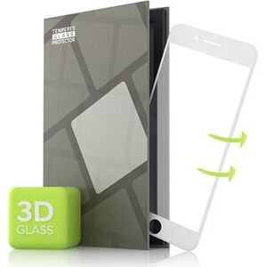 Tempered Glass Protector pre iPhone 7 / 8 / SE 2022 / SE 2020 (Case Friendly) 3D GLASS, biele