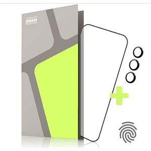 Tempered Glass Protector rámikové na Samsung Galaxy S23+ 5G + sklo na kameru (Case Friendly) čierne