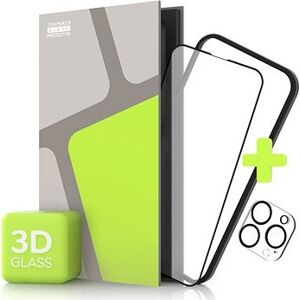 Tempered Glass Protector na iPhone 14 Pro, 3D Glass + sklo na kameru (Case Friendly)