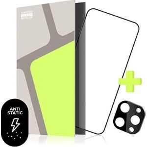 Tempered Glass Protector pre iPhone 15 Pro Max + sklo na kameru (antistatické) Case Friendly