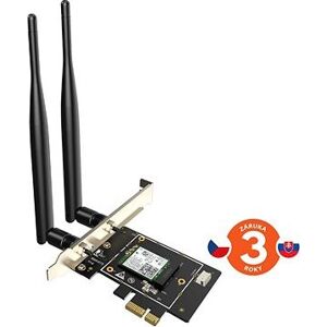 Tenda E33 Wireless AX5400 WiFi 6E USB Adaptér, MU-MIMO, WPA3, PCI Express, 2× 5 dBi anténa, Bluetooth