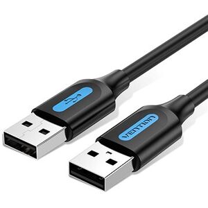 Vention USB 2.0 Male to USB Male Cable 1.5 M Black PVC Type