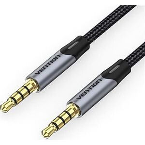 Vention TRRS 3.5mm Male to Male Aux Cable 1m Gray