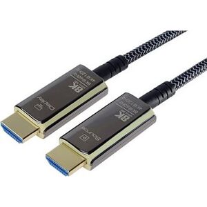 PremiumCord Ultra High Speed HDMI 2.1 optický fiber kábel 8K/60Hz, pozlátené konektory, 10 m