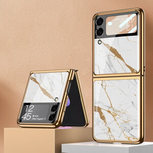 GKK 35120
GKK GLASS Ochranný kryt Samsung Galaxy Z Flip 3 5G WHITE MARBLE