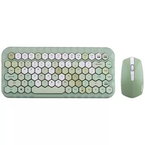 Klávesnica Wireless keyboard + mouse set MOFII Honey 2.4G (green)