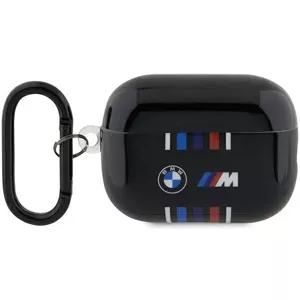 Púzdro BMW AirPods Pro 2 gen cover Black Multiple Colored Lines (BMAP222SWTK)