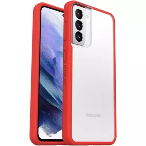 Kryt OTTERBOX REACT SAMSUNG GALAXY S21 5G POWER RED CLEAR (77-81604)