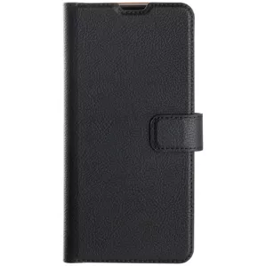 Púzdro XQISIT Slim Wallet Selection Anti Bac for iPhone 13 Black (47328)