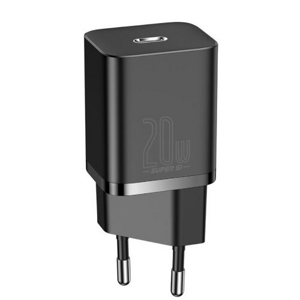 Baseus CCSUP-B01 Super Si Quick Nabíječka USB-C 20W Black (Pošk.Balení)