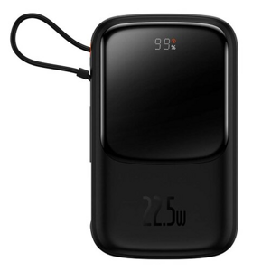Baseus PPQD020101 Qpow Pro Digital Display Powerbanka 10000mAh 22.5W Black