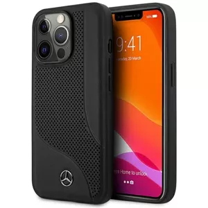 Kryt Mercedes MEHCP13XCDOBK iPhone 13 Pro Max 6,7" black hardcase Leather Perforated Area (MEHCP13XCDOBK)