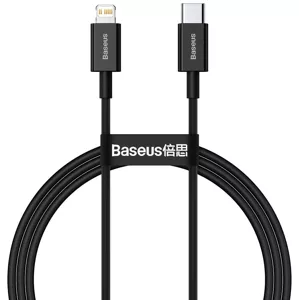 Kábel Baseus Superior Series Cable USB-C to iP, 20W, PD, 1m (black)