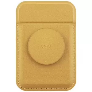 Peňaženka UNIQ Flixa magnetic card wallet with stand yellow MagSafe (UNIQ-FLIXA-CYELLOW)