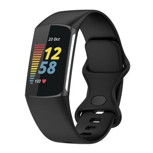 36115
BUTTERFLY Silikónový remienok pre Fitbit Charge 5 čierny