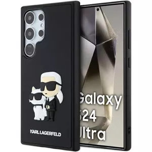 Kryt Karl Lagerfeld KLHCS24L3DRKCNK S24 Ultra S928 black hardcase 3D Rubber Karl&Choupette (KLHCS24L3DRKCNK)