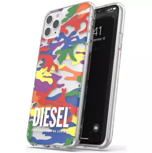 Kryt Diesel Clear Case Pride Camo AOP SS21 for iPhone 12 Pro Max colourful (44333)