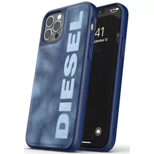 Kryt Diesel Moulded Case Bleached Denim SS21 for iPhone 12 / 12 Pro blue/white (44300)