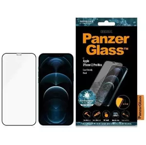Ochranné sklo PanzerGlass Pro E2E Super+ iPhone 12 Pro Max Case Friendly AntiBacterial Microfracture black (PRO2712)
