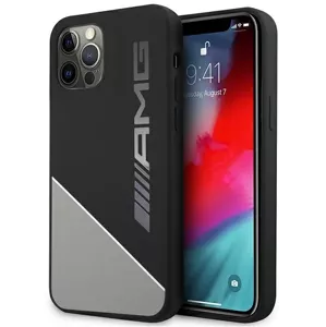 Kryt AMG AMHCP12MWGDBK iPhone 12/12 Pro grey hardcase Silicone Two Tones (AMHCP12MWGDBK)